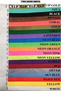 tyvek wristbands